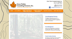 Desktop Screenshot of greentimberforestry.com